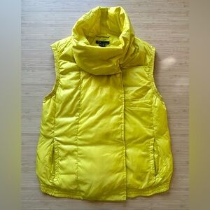 Vince Yellow Puffer Vest